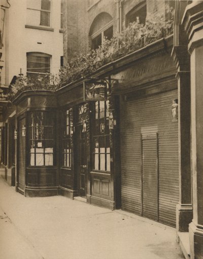 Olde Dr. Butlers Head, 1616-ban alapították a Masons Avenue-n, 1935 körül. alkotó: Unbekannt