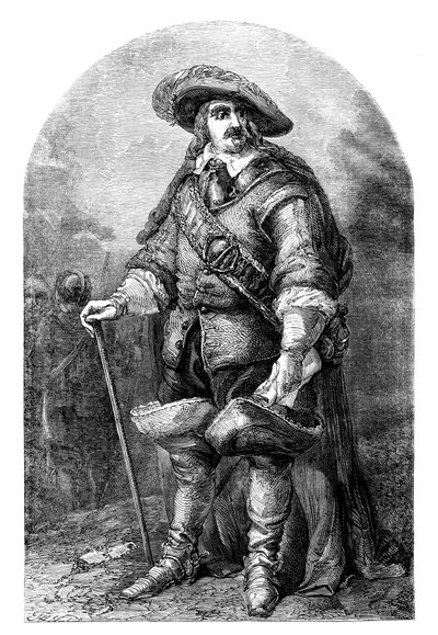 Oliver Cromwell 1599-1658, c18. század c1902 alkotó: Unbekannt