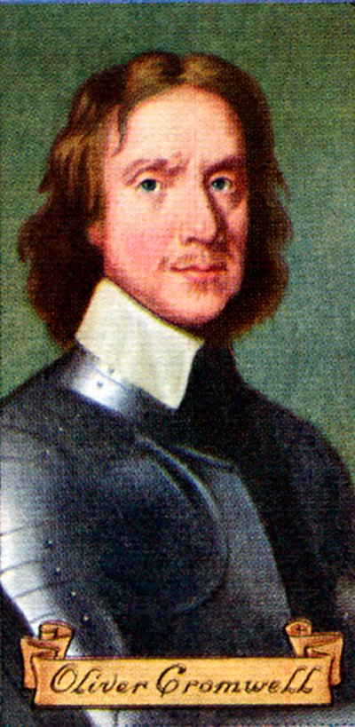 Oliver Cromwell, egy sor cigarettakártya, 1935 alkotó: Unbekannt