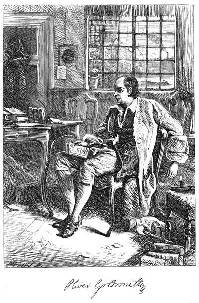 Goldsmith Olivér, 18. századi drámaíró, 1860-as évek alkotó: Unbekannt