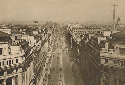 A Bush House tetején, Kingsway felől nézve az északi magaslatok felé, 1935. alkotó: Unbekannt