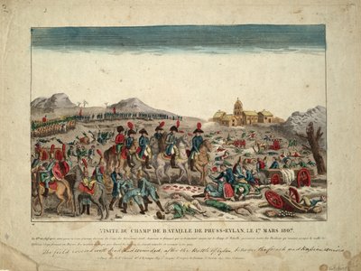 Az eilaui csatamezőn, 1807 alkotó: Unbekannt