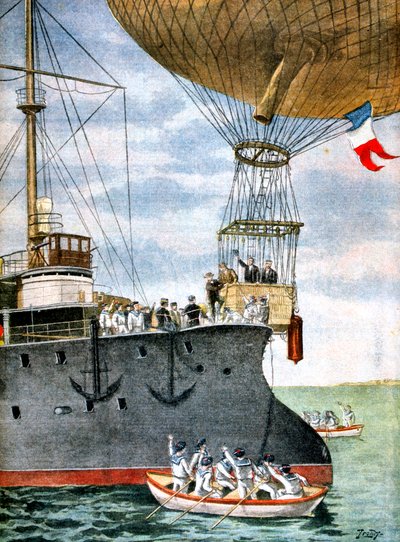 A nyílt tengeren, 1901 alkotó: Unbekannt