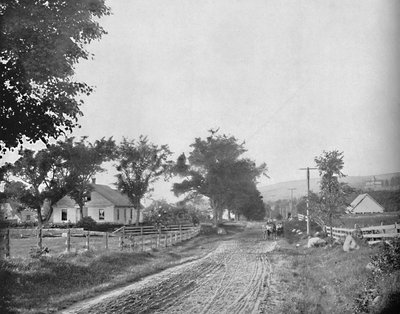 On the Road to Echo Lake, White Mountains, New Hampshire, 1897. alkotó: Unbekannt