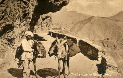 Theog felé vezető úton, Simla, c1918-c1939. alkotó: Unbekannt
