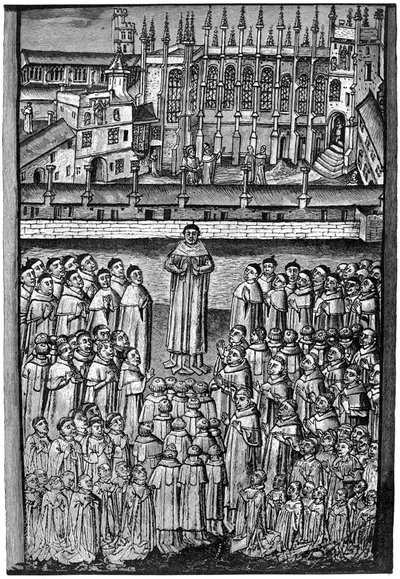 Száz hivatalnok, New College, Oxford, c1453, 1892 alkotó: Unbekannt