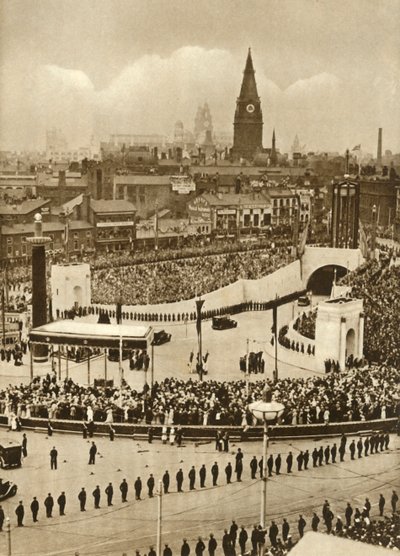 A Mersey-alagút megnyitása, Liverpool, 1934. július 18., 1935. alkotó: Unbekannt