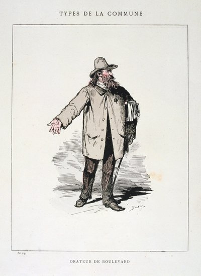 Boulevard előadó, Párizs Kommün, 1871 alkotó: Unbekannt