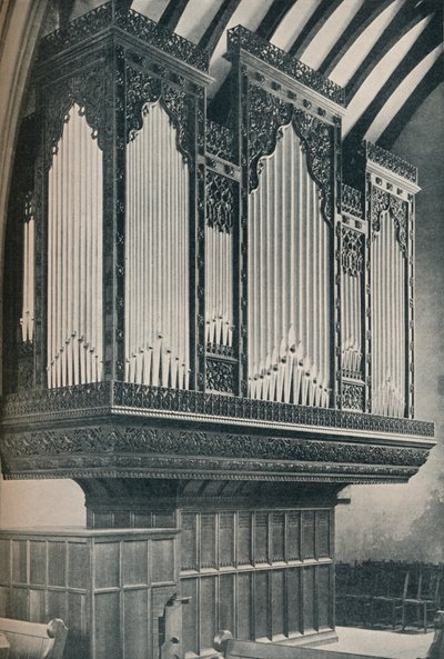 Orgona a Towyn plébániatemplomban, 1910 alkotó: Unbekannt