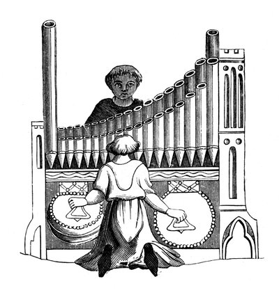 Egybillentyűs orgona, 14. század, 1870 alkotó: Unbekannt
