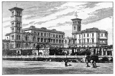Osborne House, Wight-sziget, 1900 alkotó: Unbekannt