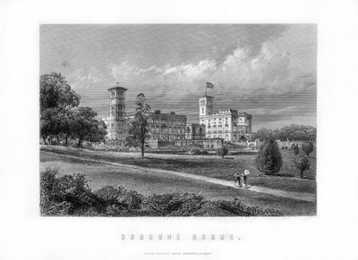 Osborne House, egykori királyi rezidencia East Cowes-ban, Wight-szigeten, Angliában, 1899 alkotó: Unbekannt