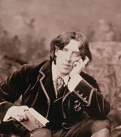 Oscar Wilde ír születésű drámaíró és szellemes, 1882 alkotó: Unbekannt