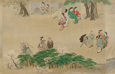 Szabadtéri időtöltések, Edo-korszak, 1615-1868. alkotó: Unbekannt