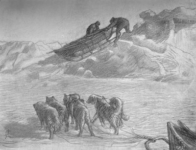 Nehéz nyomású halmok felett. 1895. április, 1897 alkotó: Unbekannt