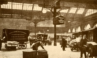 Felső elektromos csomagszállító, Victoria pályaudvar, Manchester, 1930. alkotó: Unbekannt