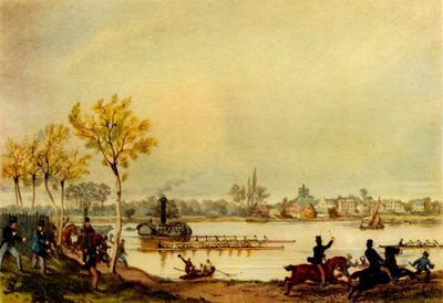 „Oxford and Cambridge Boat Race”, 19. század, 1941. alkotó: Unbekannt