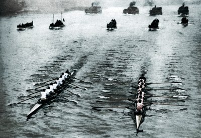 Oxford és Cambridge Boat Race, London, 1926-1927. alkotó: Unbekannt