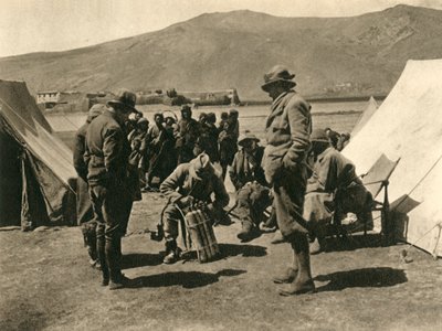 Oxigénfúró a táborban, c1918-c1939. alkotó: Unbekannt