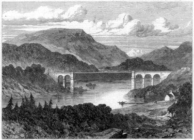 Oykel viadukt, Sutherland vasút, 1866 alkotó: Unbekannt