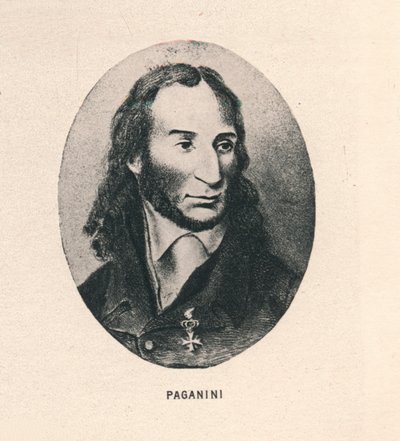 Paganini, 1895 alkotó: Unbekannt