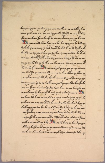 Oldal Ramayana-ból, 1800-as évek. alkotó: Unbekannt