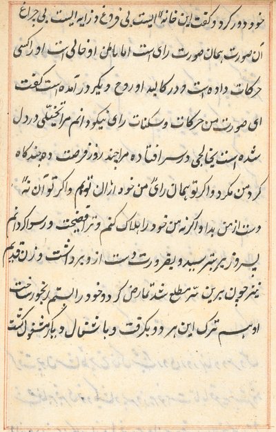 Oldal a Papagáj meséiből Tuti-nama: szövegoldal, c. 1560. alkotó: Unbekannt