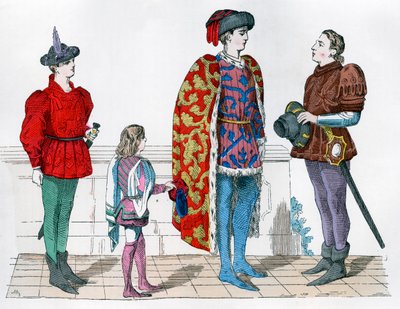 Oldal, mester és inas, 1440-1450 1882-1884 alkotó: Unbekannt