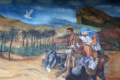 Festmény egy Sacromonte templomon Varese Italie alkotó: Unbekannt
