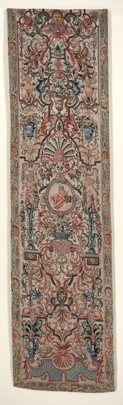 Kézimunka ágyakasztó pár, c. 1690. alkotó: Unbekannt