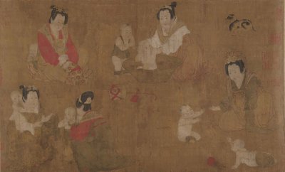 Palace Ladies fürdőző gyerekek, XI. század. alkotó: Unbekannt