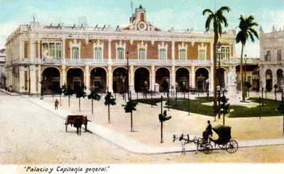 Palota és főkapitányság, Kuba, 1907 alkotó: Unbekannt