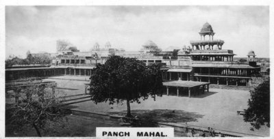 Panch Mahal, Fatehpur Sikri, Agra, India, 1925 alkotó: Unbekannt