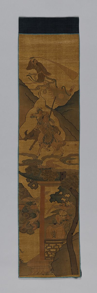 Panel lakberendezési szövet, Kína, Qing-dinasztia 1644-1911, 18001900. alkotó: Unbekannt