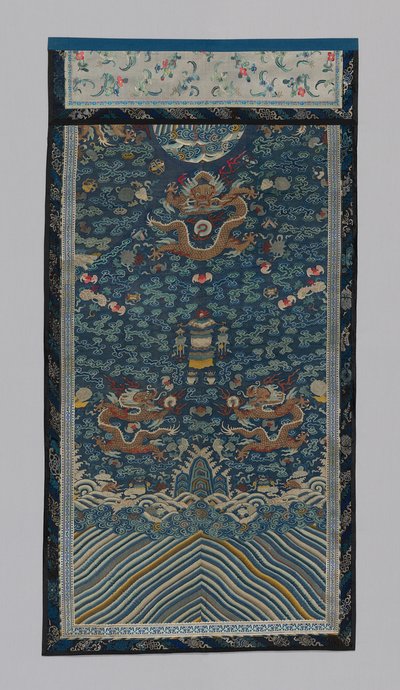 Panel lakberendezési szövet, Kína, Qing-dinasztia 1644-1911, 18751900. alkotó: Unbekannt