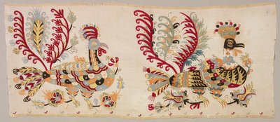 Panel, Valószínűleg egy szoknyából, 1800-as évek. alkotó: Unbekannt