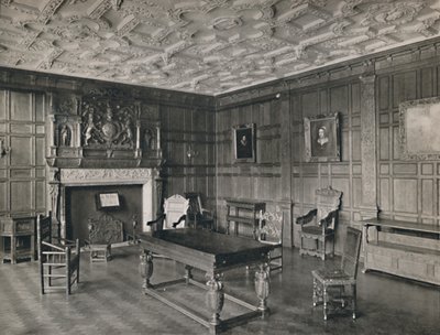 Burkolt szoba a régi palotából, Bromley-By-Bow, 1927 alkotó: Unbekannt