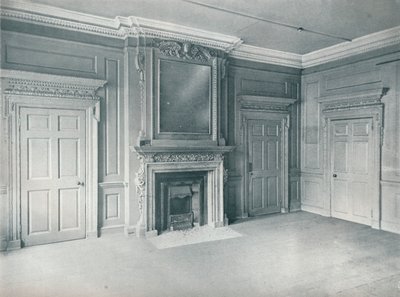 Burkolt szoba, tizennyolcadik század eleje, 26, Hatton Garden, 1907 alkotó: Unbekannt