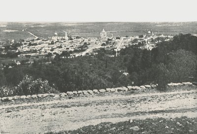 Panoráma a városról, San Miguel de Allende, Mexikó, 1895. alkotó: Unbekannt