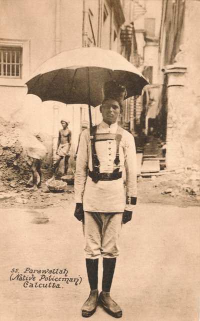 Parawallah bennszülött rendőr Kalkutta, 1900 alkotó: Unbekannt