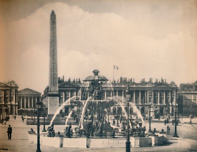 Párizs. - Place De La Concorde. -LL, c1910. alkotó: Unbekannt