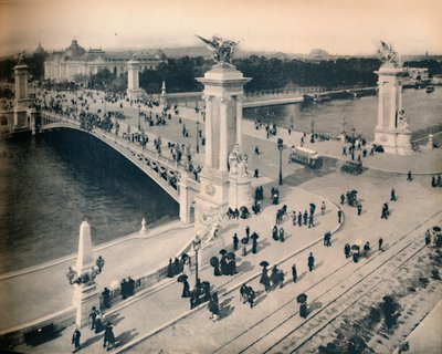 Párizs. - A III. Sándor-híd. -LL, c1910. alkotó: Unbekannt