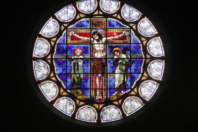 Párizs, Franciaország Notre-Dame-du-Rosare templom ólomüveg, Párizs, Franciaország alkotó: Unbekannt