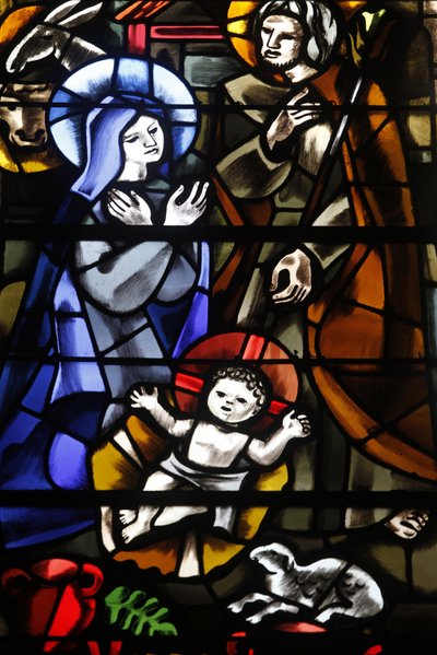 Párizs, Franciaország Saint-Dominique templom ólomüveg: Betlehem, Párizs, Franciaország alkotó: Unbekannt