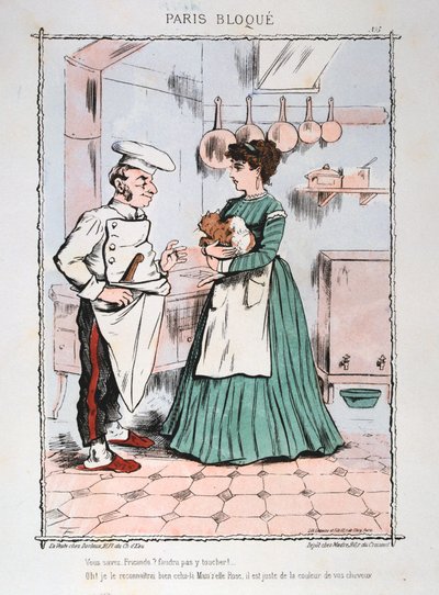 Párizs ostromlott, 1870-1871. alkotó: Unbekannt