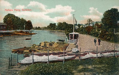 Parkers Ferry, Surbiton, c1907 alkotó: Unbekannt