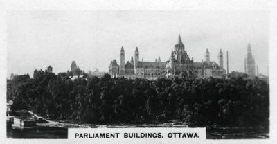 Parlament épületei, Ottawa, Kanada, 1920-as évek alkotó: Unbekannt
