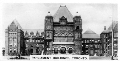 Parlament épületei, Toronto, Ontario, Kanada, 1920-as évek alkotó: Unbekannt