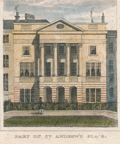 A St. Andrews Place része, 19. század. alkotó: Unbekannt