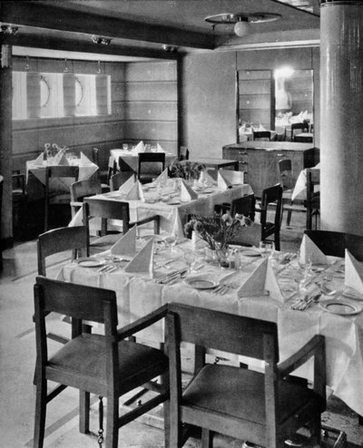 A Tourist Dining Saloon része, 1935 alkotó: Unbekannt